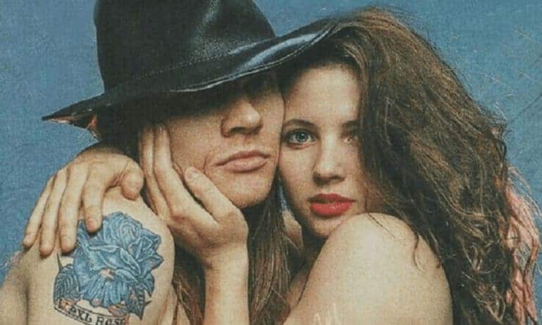 Erin Everly and Axl Rose