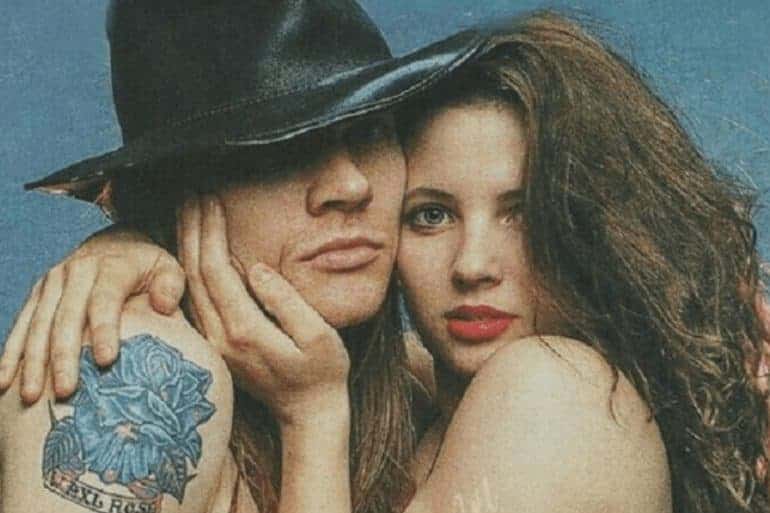 Erin Everly and Axl Rose