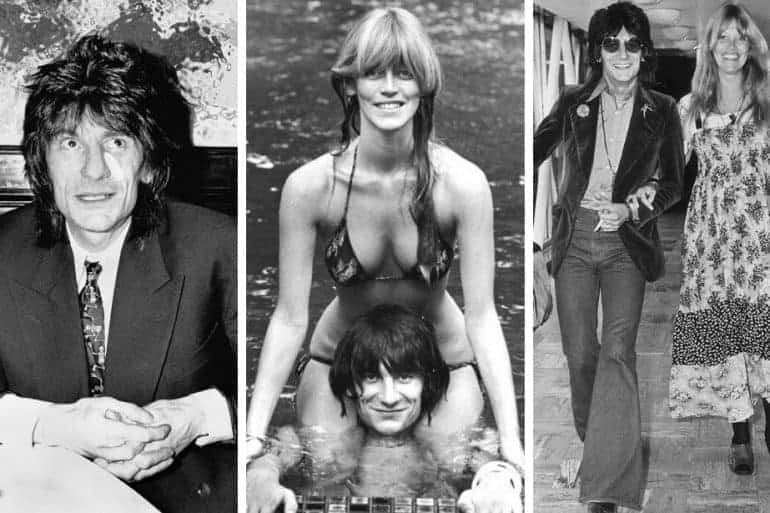 Krissy Findlay and Ronnie Wood