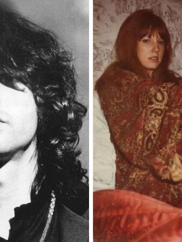 Pamela Courson and Jim Morrison