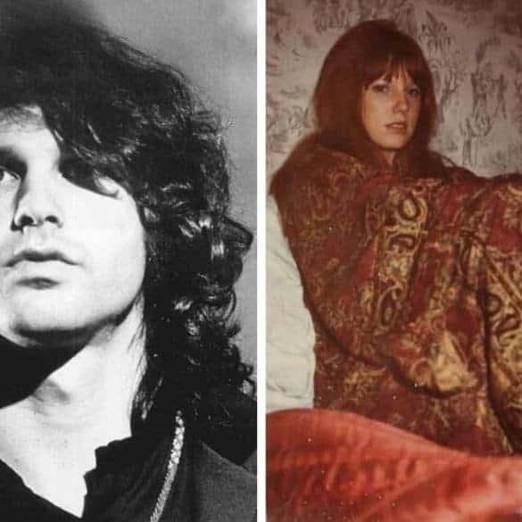 Pamela Courson and Jim Morrison