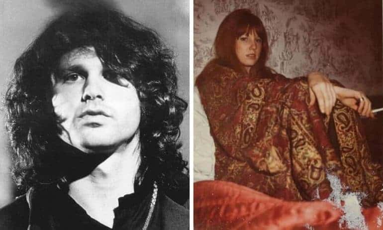 Pamela Courson and Jim Morrison