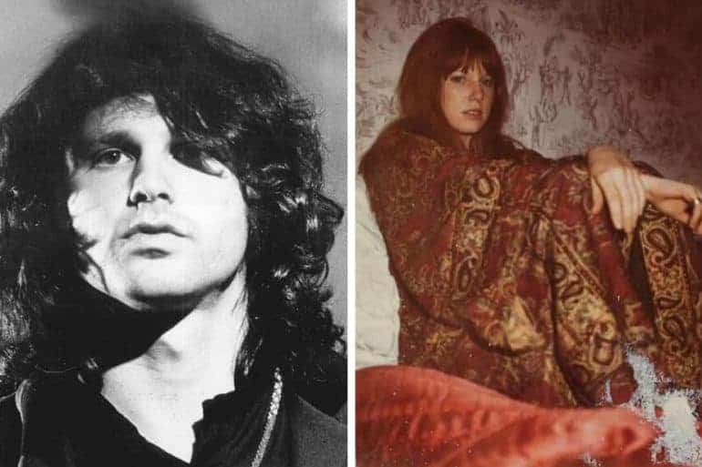 Pamela Courson and Jim Morrison