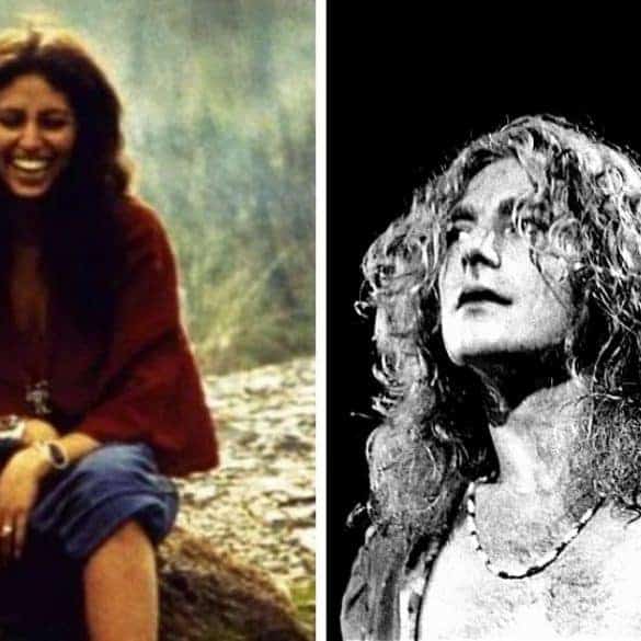 Maureen Wilson and Robert Plant