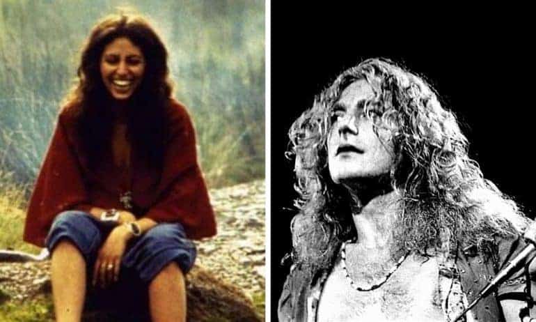 Maureen Wilson and Robert Plant