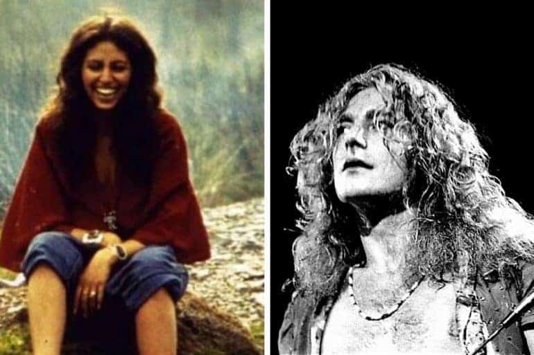 Maureen Wilson and Robert Plant