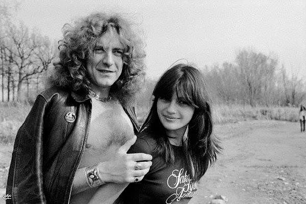 Audrey Hamilton: The Girl Who Lived for Rock 'n' Roll Audrey Hamilton and Robert Plant in Chicago, 1977.