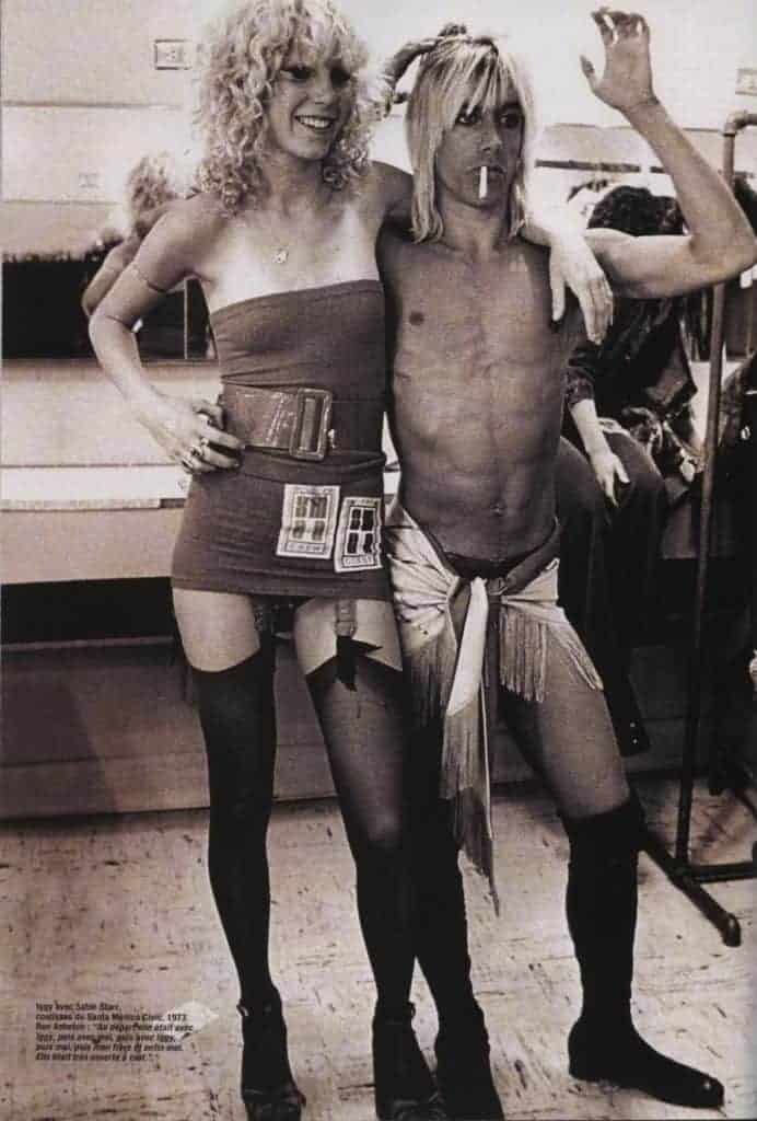 Sable Starr: "Queen of the Groupie Scene" Iggy Pop and Sable Starr in 1973.