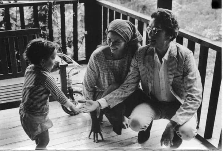 Bob und Sara Dylan mit ihrem Sohn Jesse Dylan.