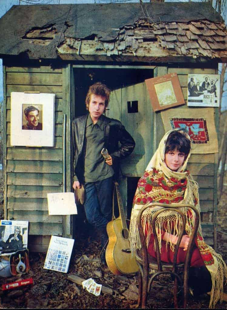 Bob i Sara Dylan w Shack, Woodstock, NY (1965).