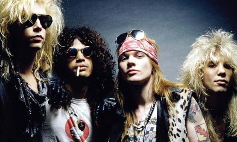 '80s bands Guns N Roses