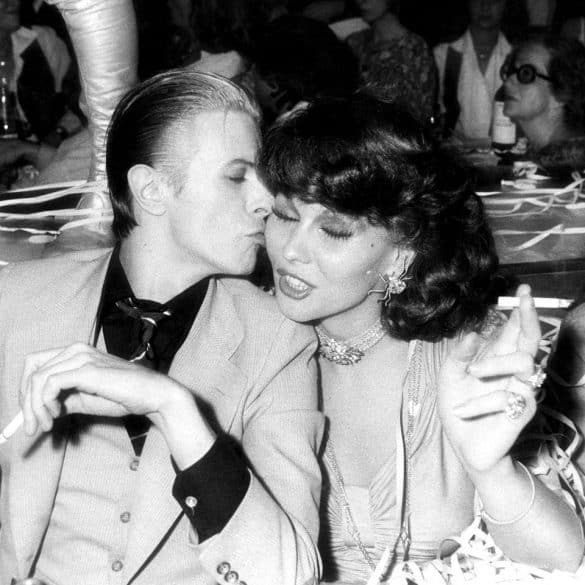 Romy Haag and David Bowie