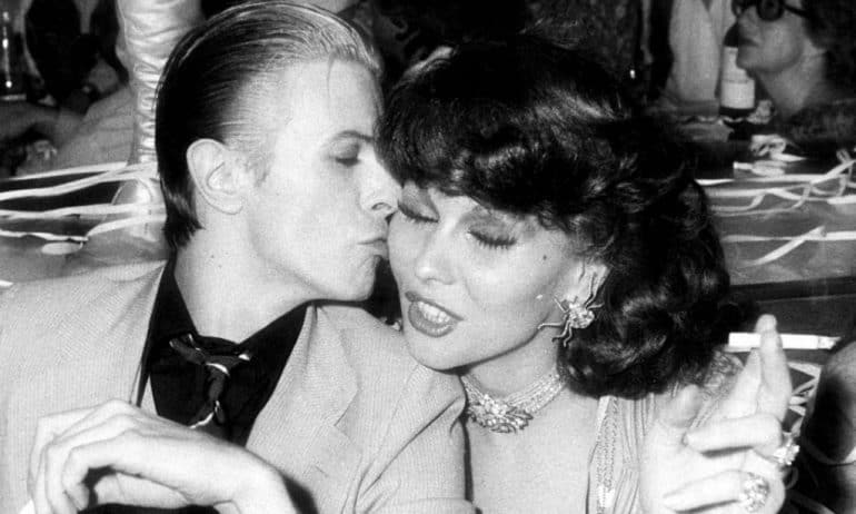 Romy Haag and David Bowie