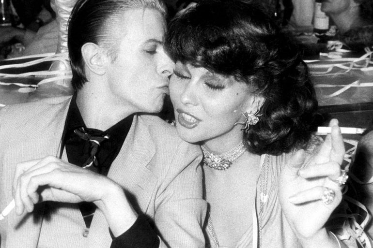 Romy Haag and David Bowie