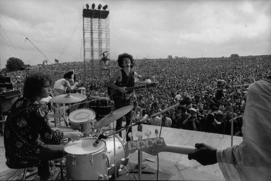 Santana Woodstock: Two Words You'll Never Forget Santana at Woodstock (1969).