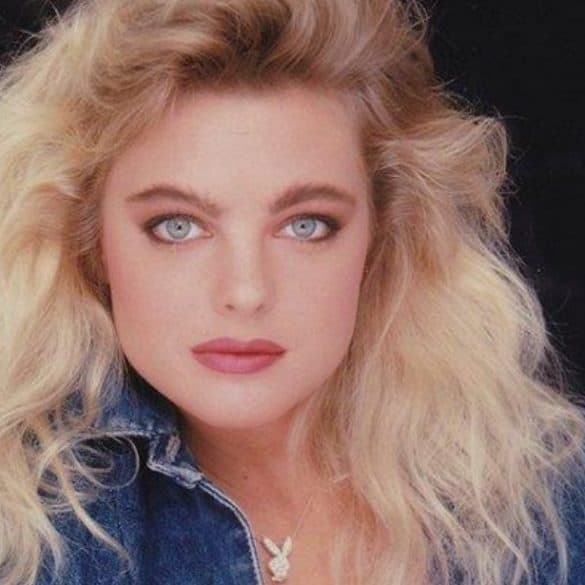 Erika Eleniak model and actress posing for photograph.