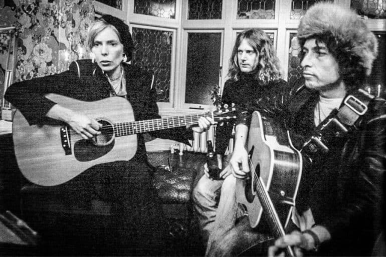 Joni Mitchell and Bob Dylan