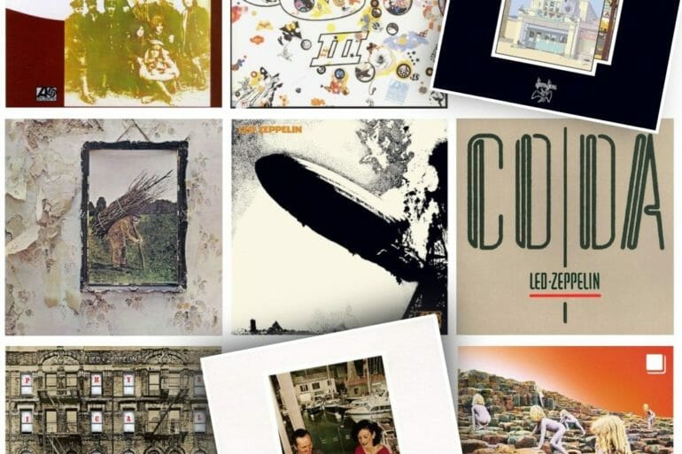 led zeppelin's album covers