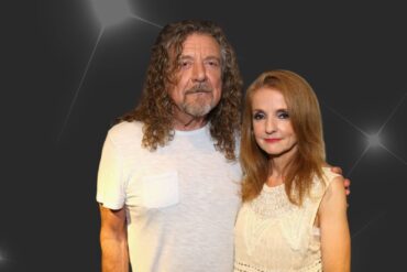 Maureen Wilson and Robert Plant