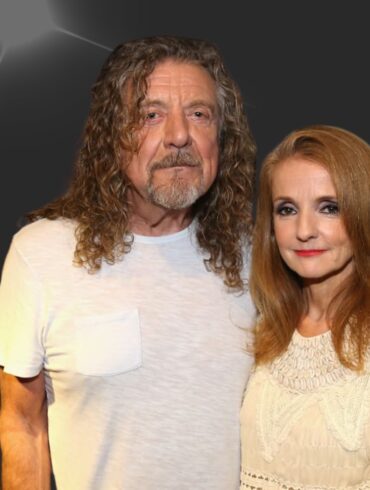 Maureen Wilson and Robert Plant