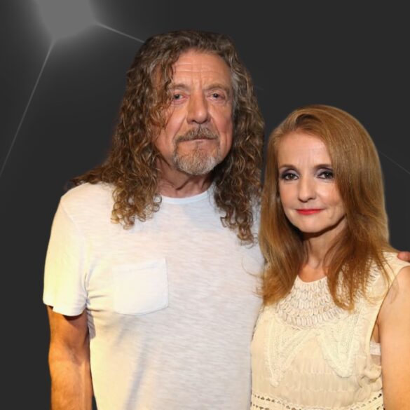 Maureen Wilson and Robert Plant