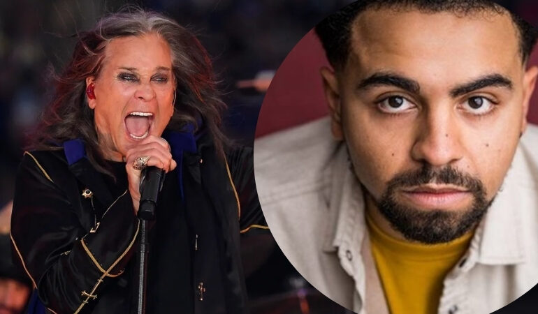 Elliot Kingsley and Ozzy Osbourne shown side by side