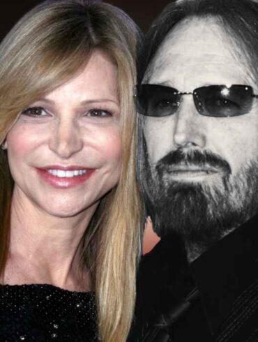 Dana York smiling beside late husband Tom Petty