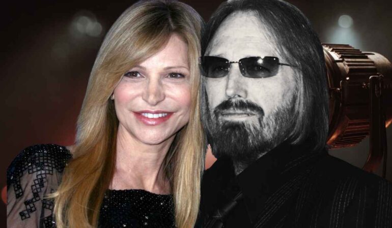 Dana York smiling beside late husband Tom Petty