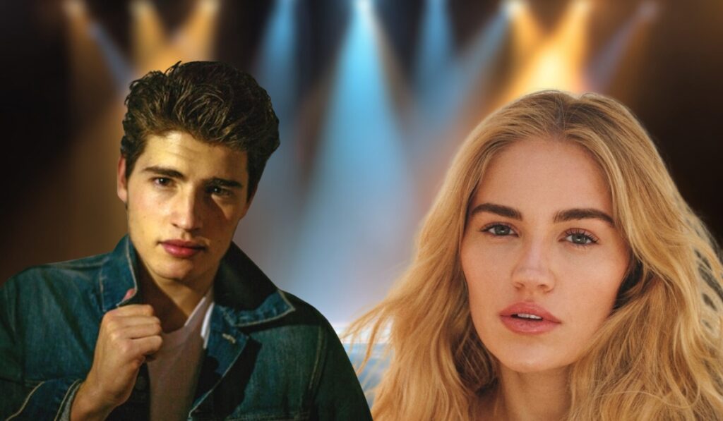Who Is Michelle Randolph’s Husband? Inside the Actress’s Relationship Timeline Michelle Randolph and Gregg Sulkin standing under stage spotlights