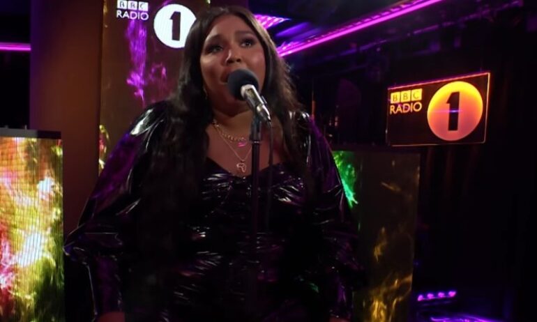 How Lizzo Helped Make Classical Training Feel Cool Again Lizzo performs passionately on stage at BBC Radio 1.