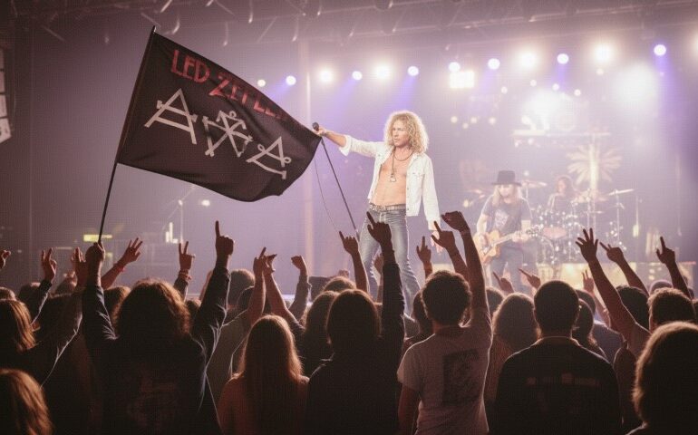 The Most Memorable Banners and Flags in Rock Concert History pink floyd