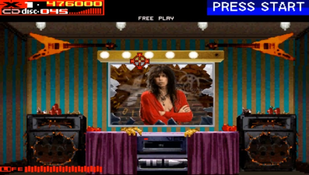 Revolution X arcade game