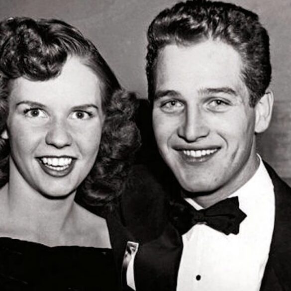 Jackie Witte’s Cause of Death - How Did Paul Newman’s First Wife Die? Jackie Witte and Paul Newman poses together in formal evening clothes