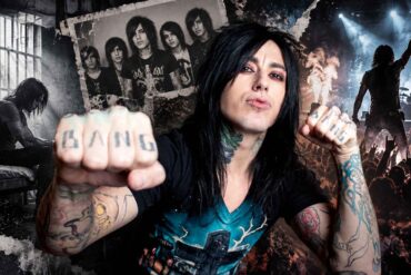 Ronnie Radke with prison and live concert scenes in the background.