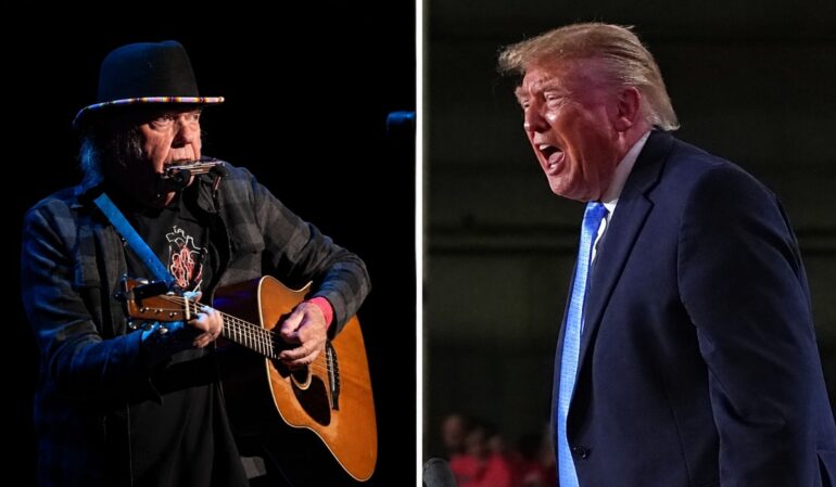 Neil Young Sues Trump for $10 Million